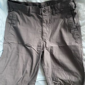 Mens gray and black Hurley shorts